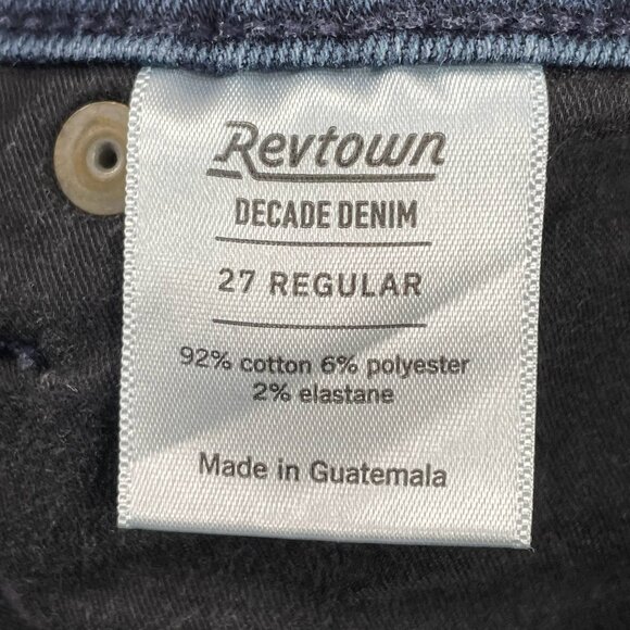Revtown Jeans Womens 27 High-Rise Skinny Dark Wash Decade Denim - Picture 9 of 10